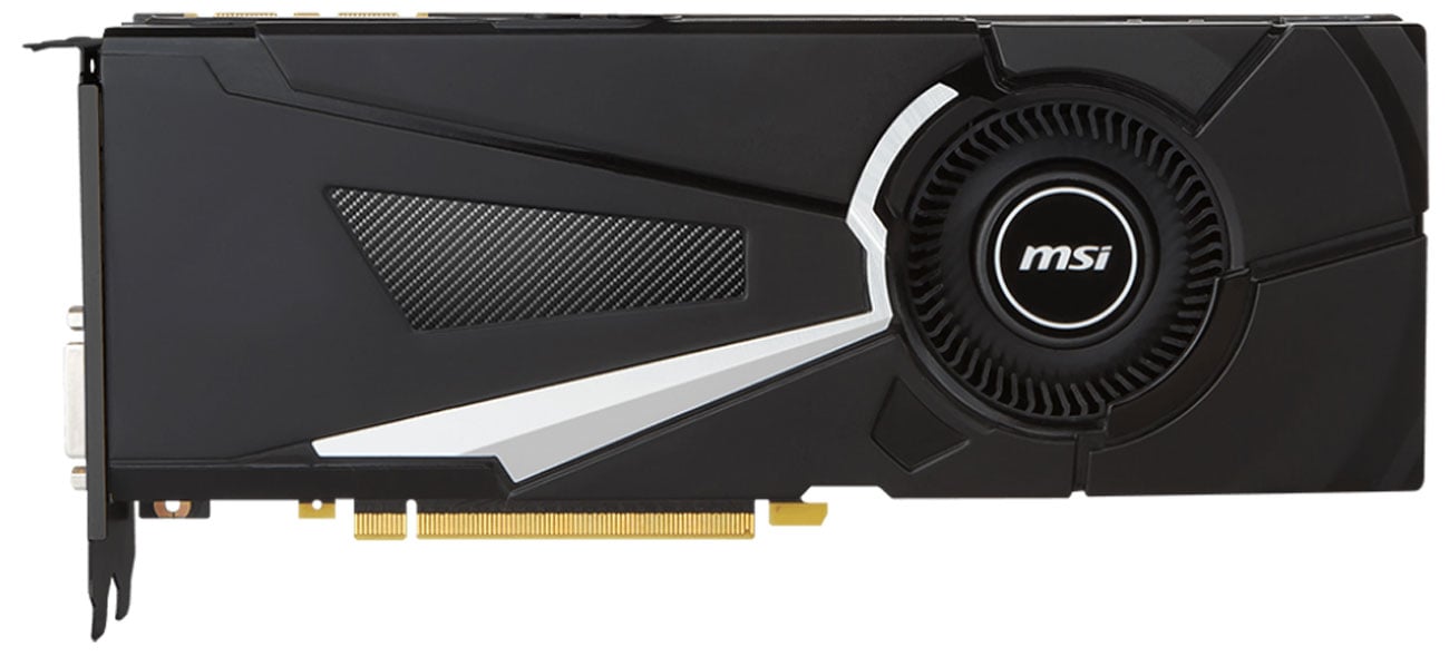 【動作確認済み】GeForce GTX 1080 MSI AERO 8GB MSI GeForce GTX 1080 AERO 8GB GDDR5X - Karty graficzne
